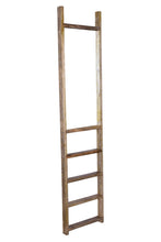 Load image into Gallery viewer, 72&quot; Tall Bathroom Ladder with Glass Mirror
