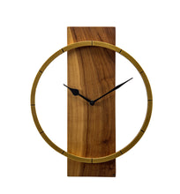 Load image into Gallery viewer, Recycled Wood Plank Design Wall Clock
