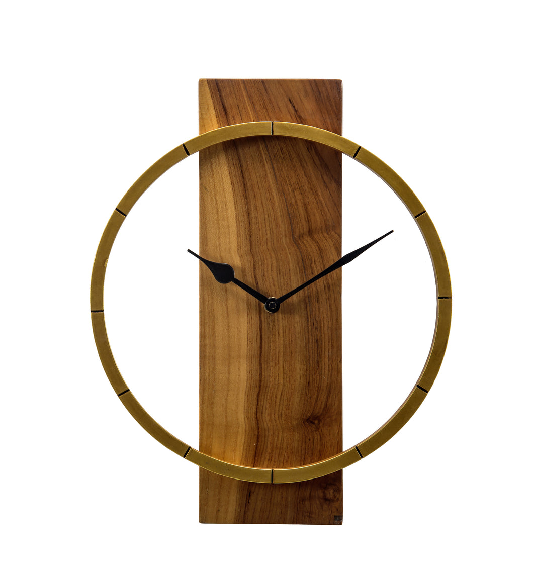 Recycled Wood Plank Design Wall Clock