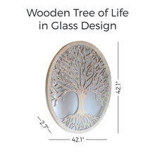 Load image into Gallery viewer, Wooden Tree of Life in Glass Design
