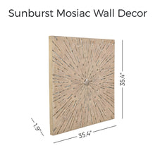 Load image into Gallery viewer, Sunburst Mosiac Wall Decor

