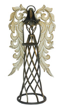 Load image into Gallery viewer, Angel with Carved Wings Candle Holder
