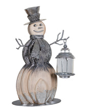 Load image into Gallery viewer, Snowman with Lantern
