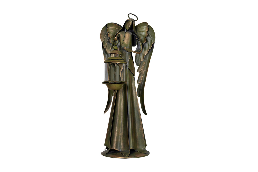 Iron Crushed Angel with Lantern