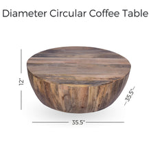 Load image into Gallery viewer, 35.5&#39;&#39; Diameter Circular Coffee Table
