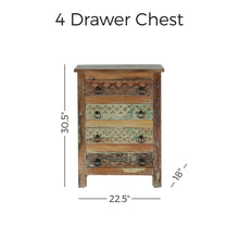Load image into Gallery viewer, 30.5&#39;&#39; Tall 4 Drawer Chest
