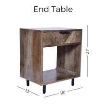 Load image into Gallery viewer, 21&quot; Tall H End/ Side Table
