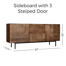 Load image into Gallery viewer, 67&quot; Sideboard with 3 Door
