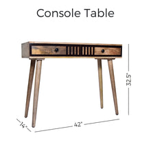 Load image into Gallery viewer, 42&quot; Long F Console Table
