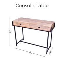 Load image into Gallery viewer, 42&quot; Long U Console Bundle with End Table - Set of 2
