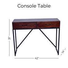 Load image into Gallery viewer, 42&quot; Long Inverted V Console Table
