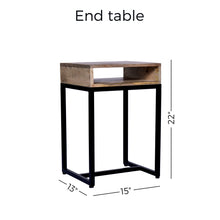 Load image into Gallery viewer, 39&quot; Console Bundle with 2 End Table - Set of 3

