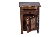 Load image into Gallery viewer, 26&quot; Tall Recycled End/ Side Table
