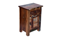 Load image into Gallery viewer, 26&quot; Tall Recycled End/ Side Table
