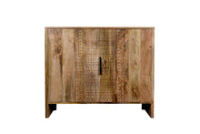 Load image into Gallery viewer, 37&quot; Long Hand-Carved 2 Door Sideboard
