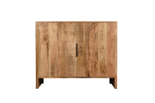 Load image into Gallery viewer, 37&quot; Long Hand-Carved 2 Door Sideboard
