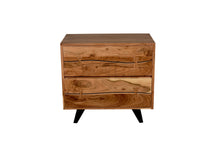Load image into Gallery viewer, 35&quot; Long Live Edge 2 Drawer Chest
