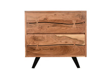 Load image into Gallery viewer, 35&quot; Long Live Edge 2 Drawer Chest
