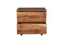 Load image into Gallery viewer, 35&quot; Long Live Edge 2 Drawer Chest
