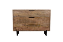 Load image into Gallery viewer, 41&quot; Long Carved 3 Drawer Chest
