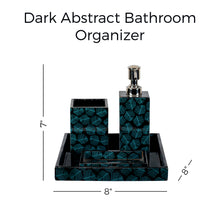 Load image into Gallery viewer, Dark Abstract Bathroom Organizer
