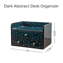 Load image into Gallery viewer, Dark Abstract Desk Organizer
