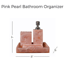 Load image into Gallery viewer, Pink Pearl Bathroom Organizer
