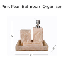 Load image into Gallery viewer, White Pearl Bathroom Organizer
