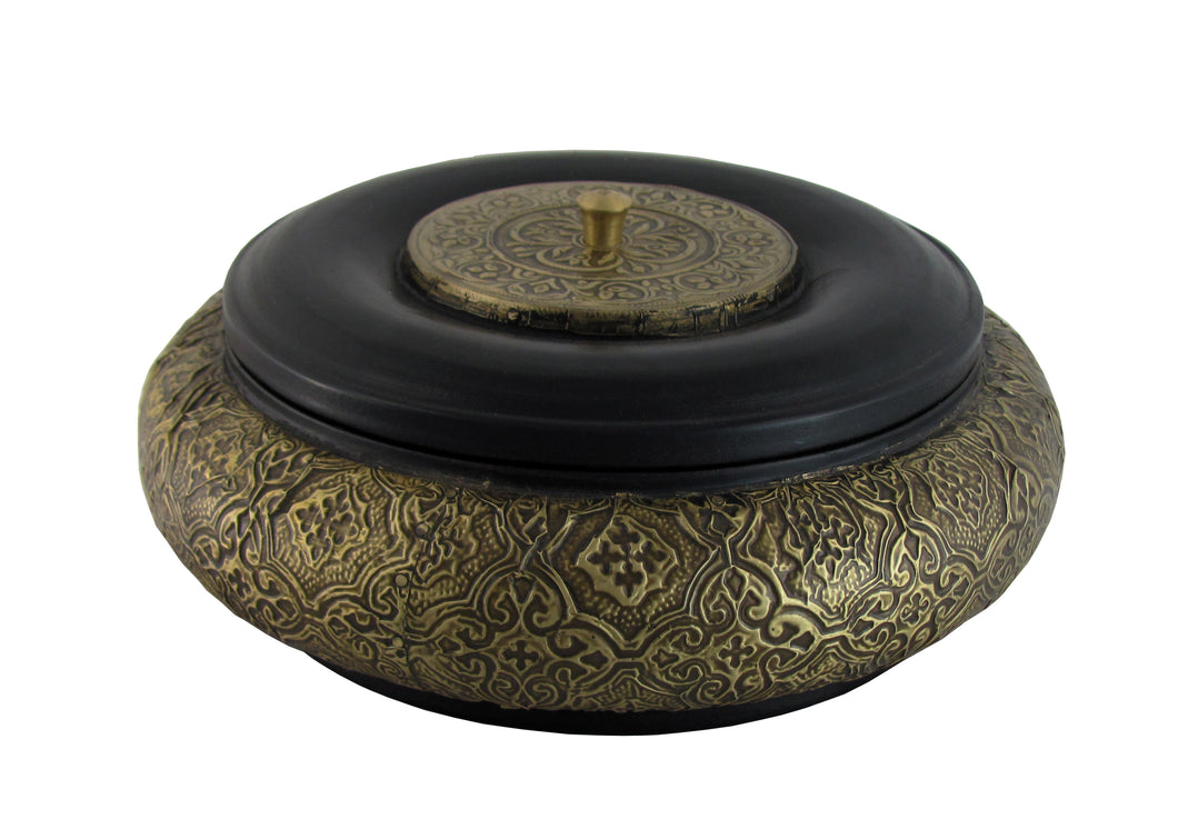 Brass Handi Shaped Box with Lid